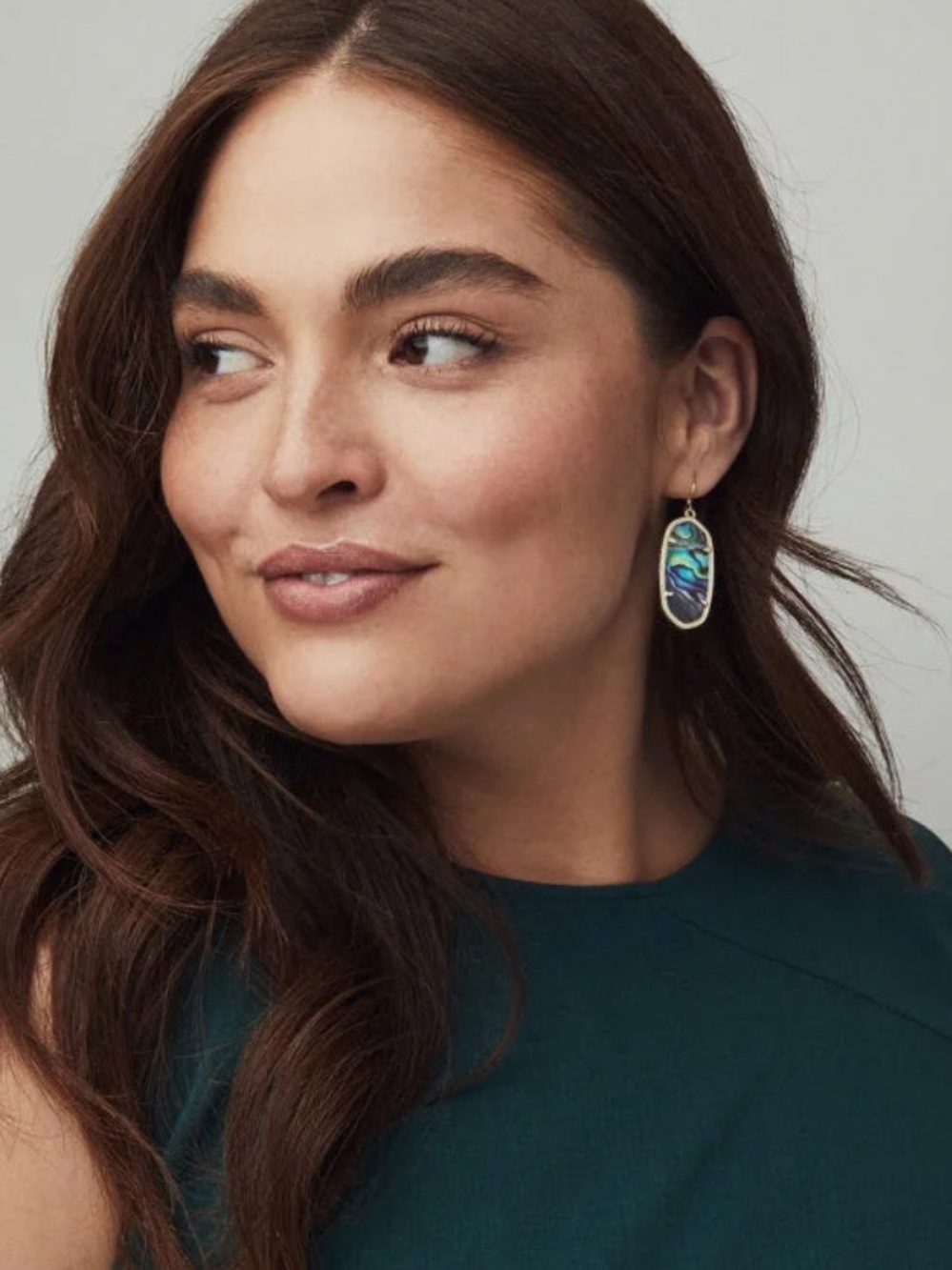Kendra Scott Danielle Gold Abalone Shell Earrings